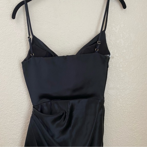House of CB Reva Black Satin Balcony Corset Dress size XS NWOT - Picture 12 of 16